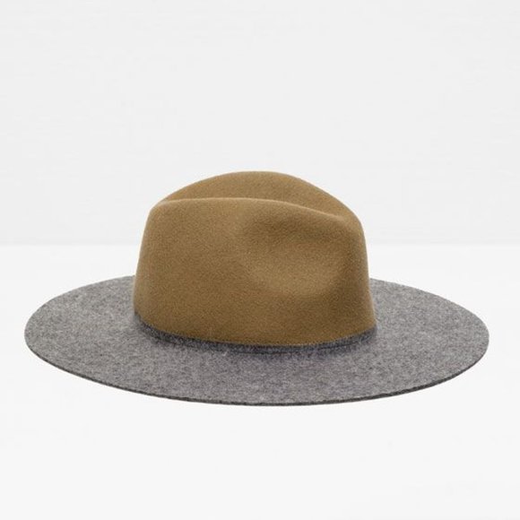 Zara Accessories - Zara Two Tone Wool Fedora Hat